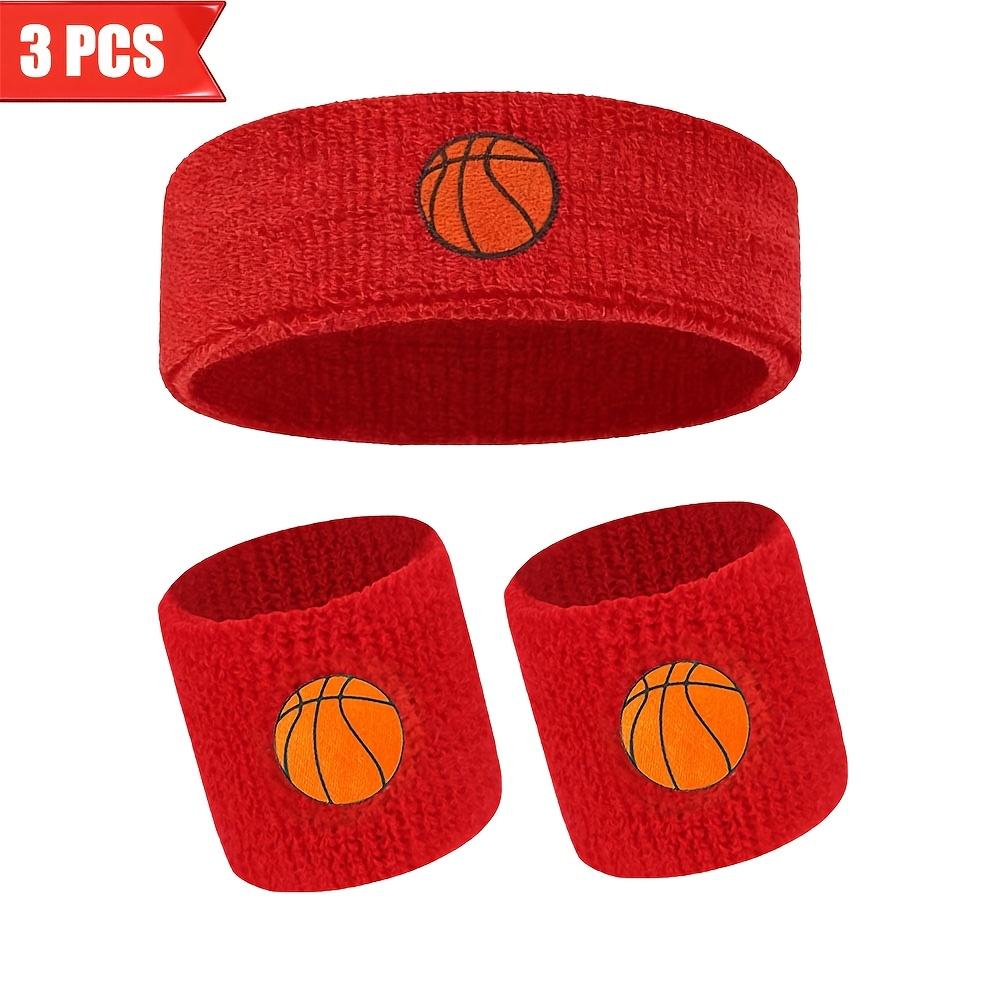 3pcs Headband And Wristband Set, Suitable for Basketball, Football, Running, And Other Sports, High Elasticity, Breathable, Comfortable