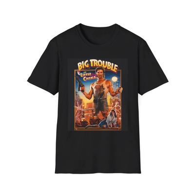 Big Trouble Little China Poster T-Shirt | Retro Action Movie Tee