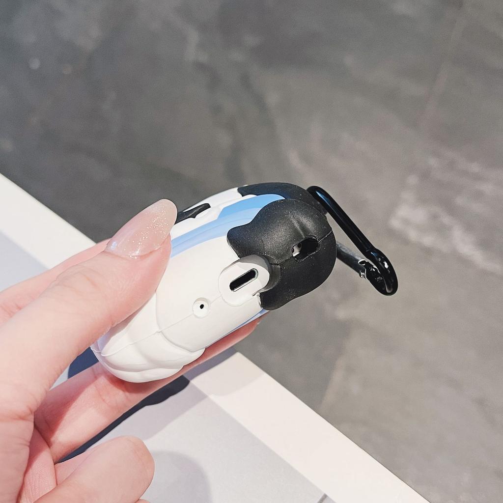 Ocean Park AirPods pro1 Apple Bluetooth headset case 1/1/1 generation cartoon killer whale case