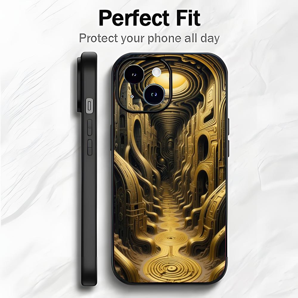 Dark Surrealist Art H-H.R. Giger Phone Case Phone Case Soft Packaging Lightweight For iPhone17 16 15 14 13ProMax