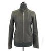 VIS Leather Single Riders Jacket Women’s S-M Brown Full Zip(USED)