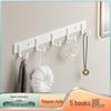 Punch-Free Wall Mounted Towel & Clothes Hook for Bathroom & Fitting Room