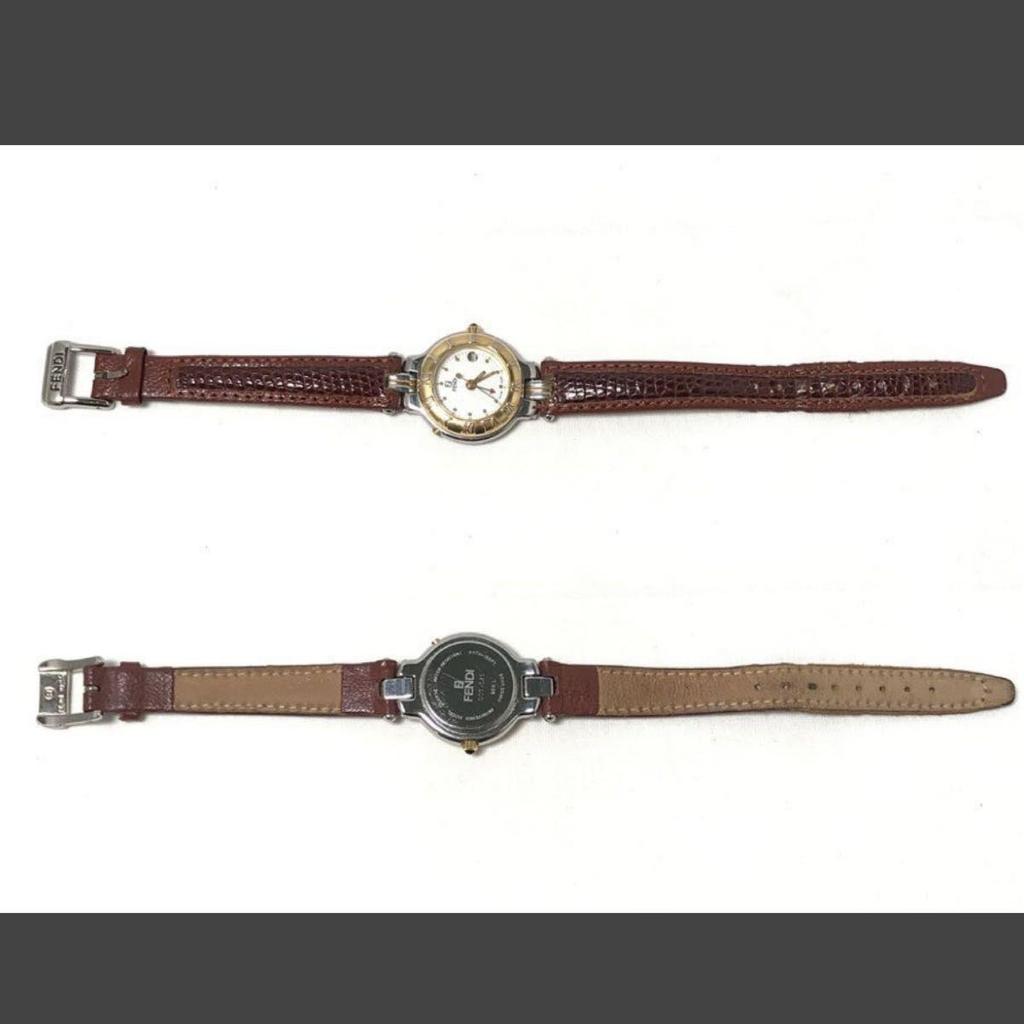 Used Working item FENDI Vintage Ladies Watch 920L Date Quartz