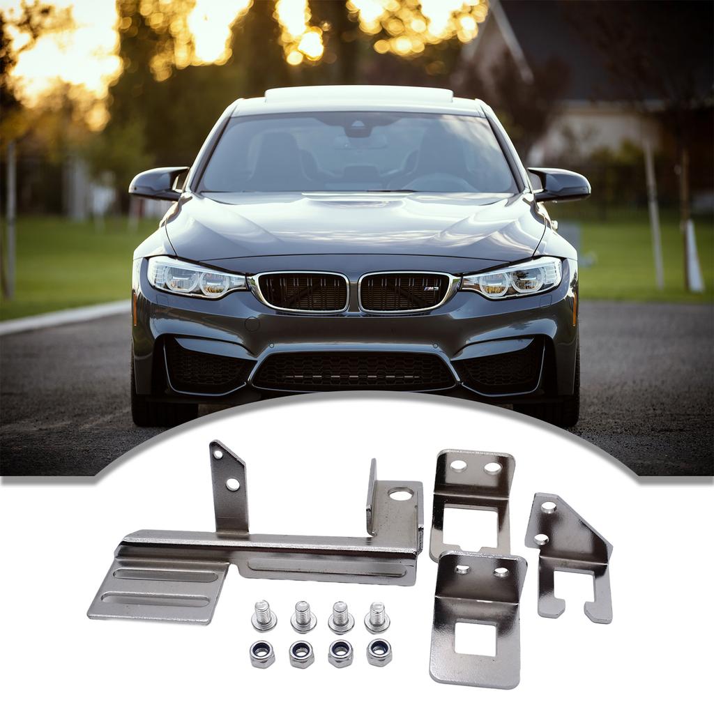 1 Set Replacement Kickdown Chrome Steel Carburetor Linkage Bracket Throttle Cable Bracket Mount Kit for SBC BBC Holley