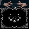 Moonphase Star Pattern Astrology Tablecloth Tarot Divinations Tablecloth Altars Cloth Divinations Board Game Accessory