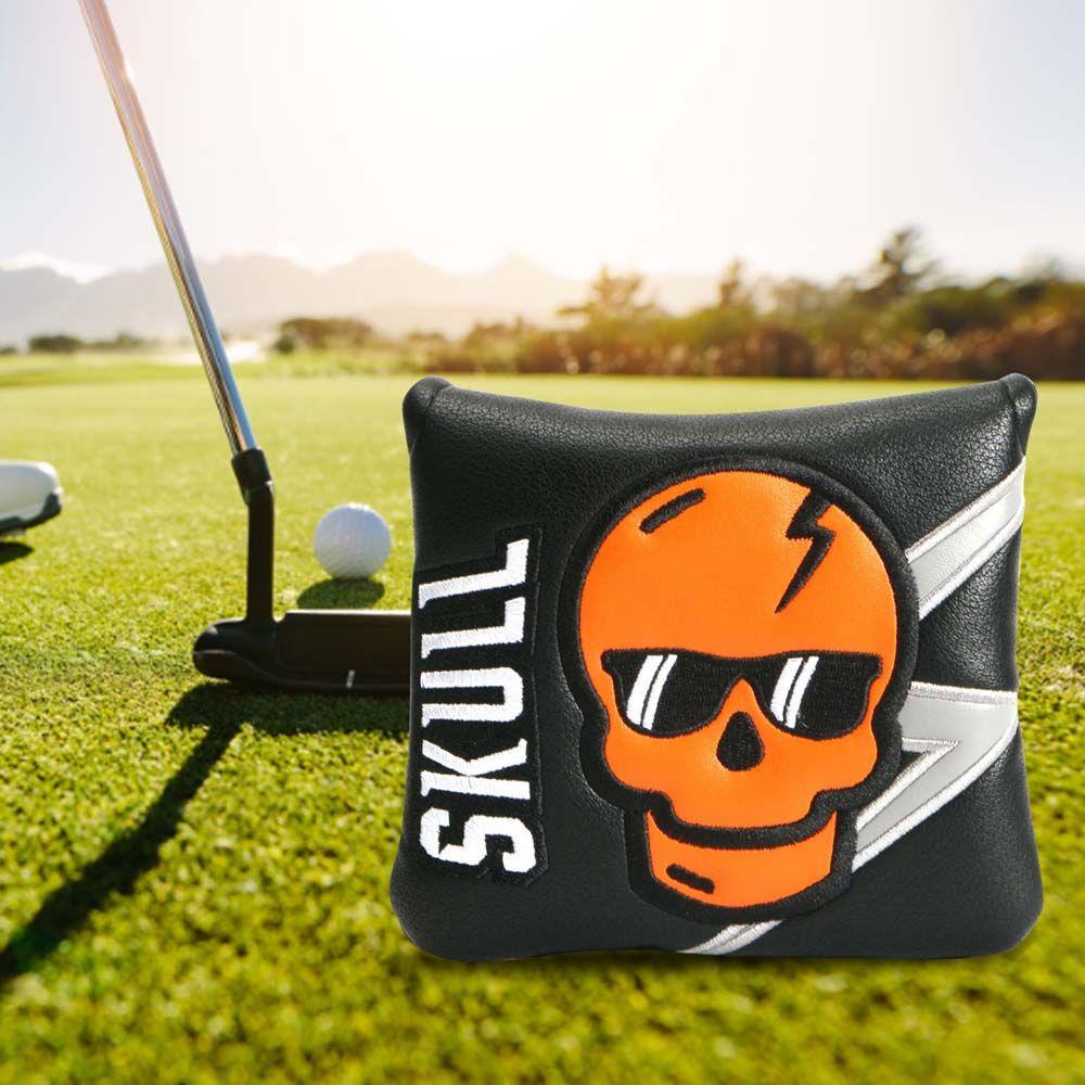 

Cover Golf Putter Cover Blade Putter Protector Golf Club Head Cover Skeleton Golf Headcover