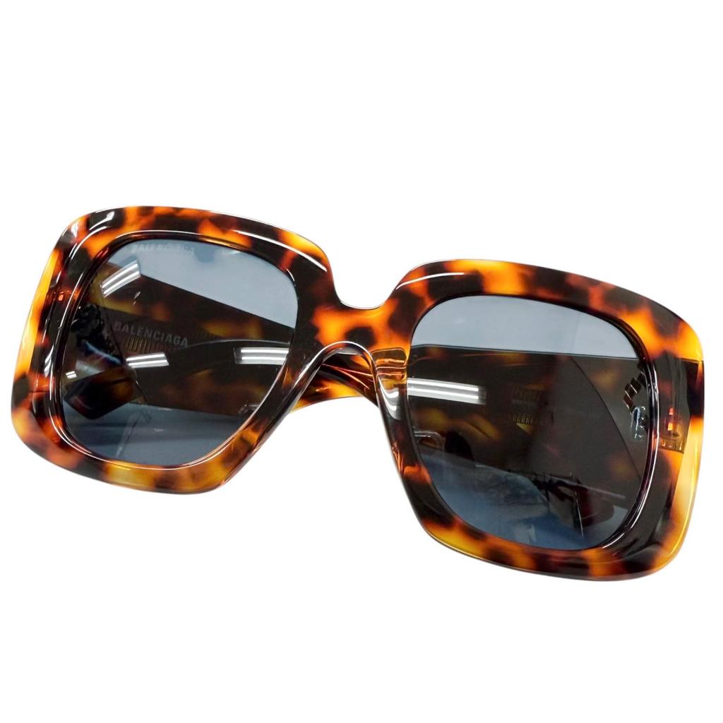Very Good BALENCIAGA sunglasses Tortoiseshell Pattern Brown Used