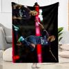 Brazilian Football Legend Blanket Soft & Cozy Perfect for Livingroom Chair Sofa Four Seasons Multipurpose Modern