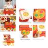 Wooden Simulation Pizza Making Children Toy Set For Toddlers And Kids