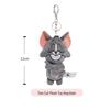 Tom & Jerry Cartoon Plush Keychain - Cute Tom Cat Pendant Bag Accessory