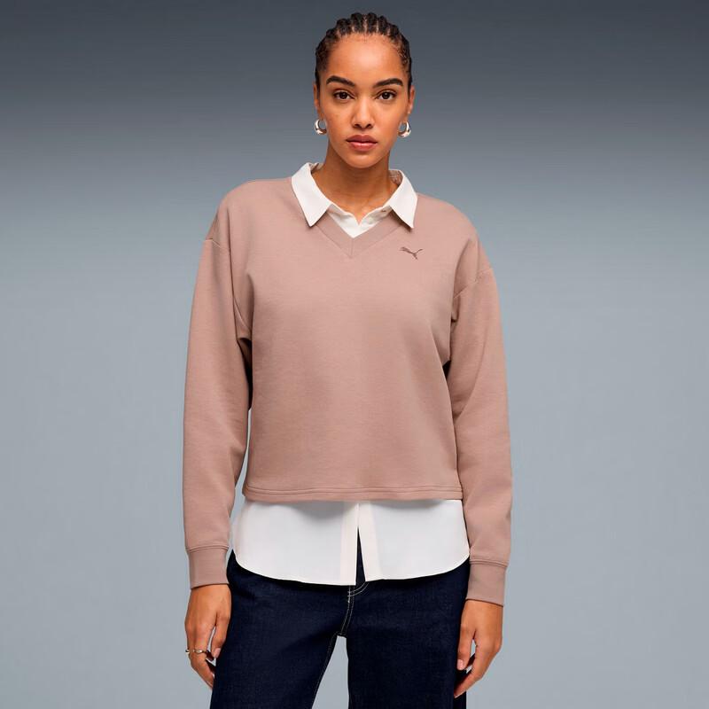 PUMA Women s Warm Knit Casual Sweatshirt M