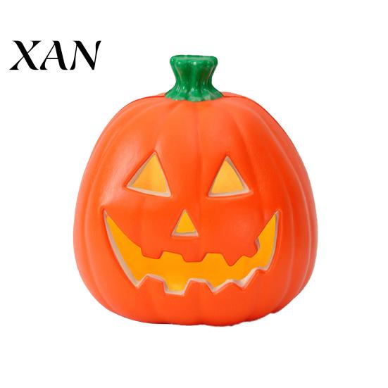Reusable Pumpkin Lantern LED Battery-Powered Warm Light Halloween Safe Energy-saving Indoor Outdoor Decor Long-lasting