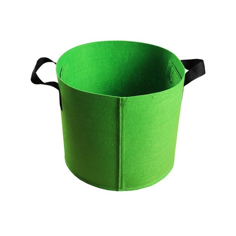 Nonwoven Fabric Grow Bags Garden Plant Pots with Handle Nonwoven Texture Suitable for Growth of Vegetables and Flowers