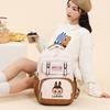 Cute Printed Backpack Teenager Student Girl Boy Knapsack Large Capacity Waterproof Casual Bag Coin Purse Women Laptop Bag Mochila