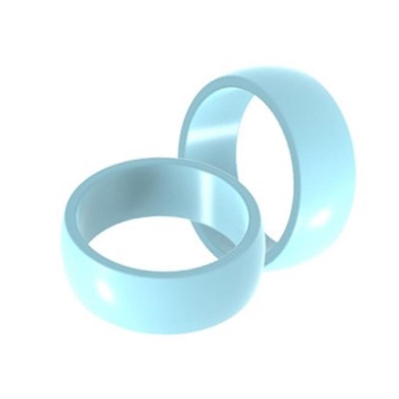Soft Elastic Silicone Rings Lightweight and Sweatproof Sports Ring for Women Men Waterproof Finger Accessories