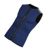 Colete Térmico de Neoprene 3mm, Top de Roupa de Mergulho sem Mangas com Zíper Unissex para Natação Snorkeling Surfe Mergulho Azul Marinho M