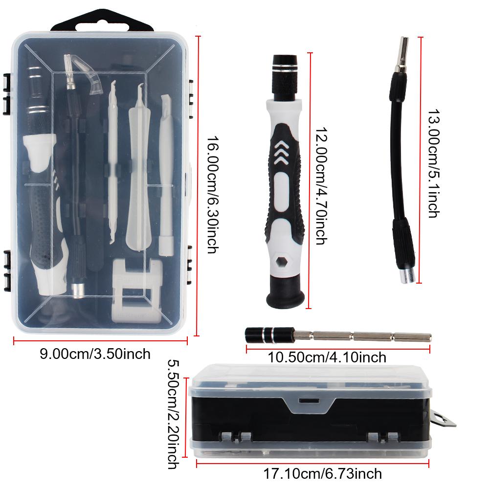 Precision Screwdriver Set Phillips Torx Hex Phone Repair Device Hand Tools Kit 115 in 1 Magnetic Screw Driver Bit Set