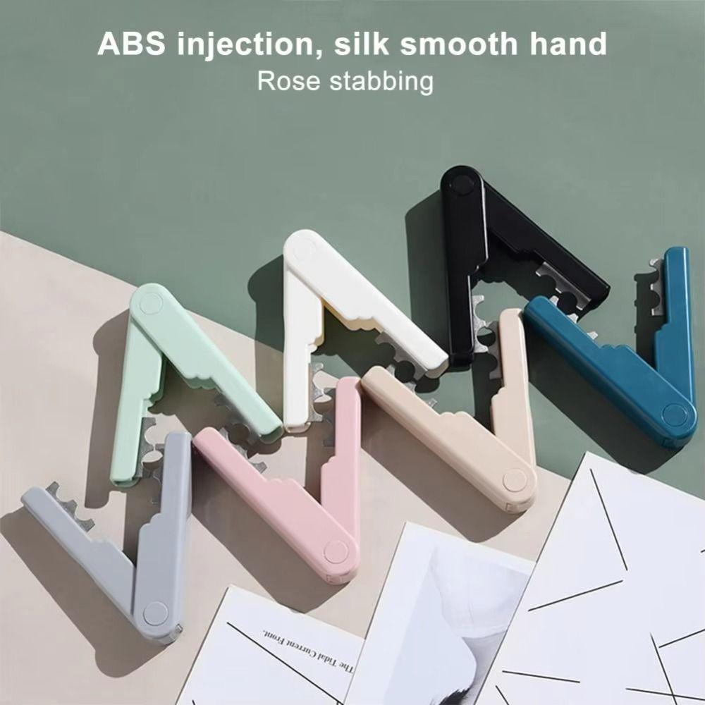 Finger Groove Rose Thorn Stripper Auto Buckle Thorn Leaf Stripping Tool