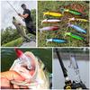 Nalucă de pescuit cu 2 secțiuni Momeală tare Wobbler Minnow Bait Crank Popper Swimbait Aparatură de pescuit