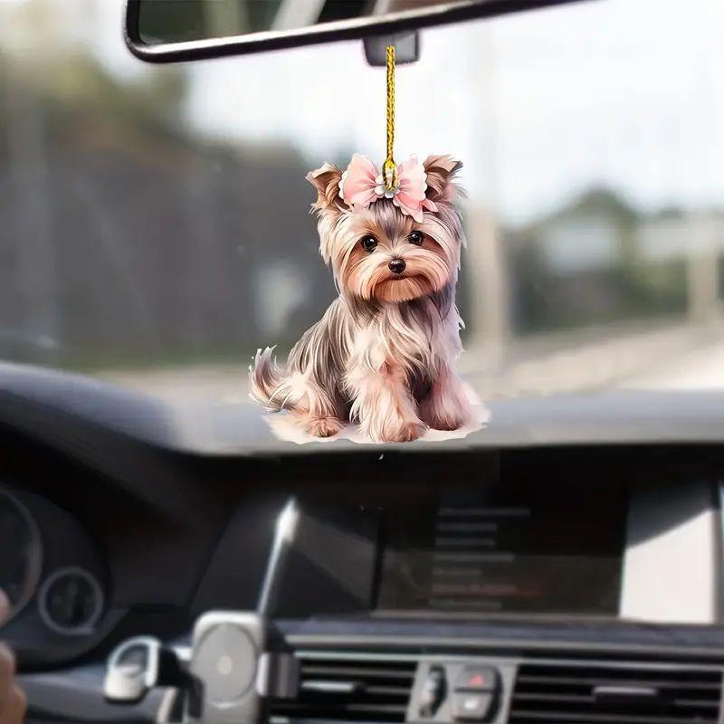 Car Acrylic Stylish Pendant Perfect For Decorative Touch In Vehicles And Trees Holiday