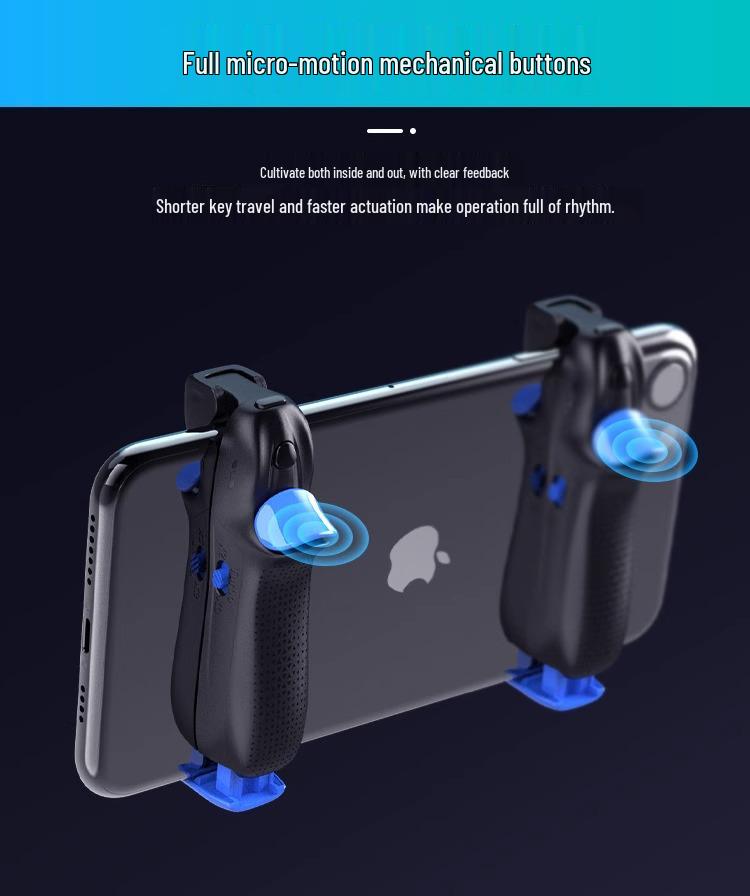 Flydigi Shadow Thorn Sechs-Finger-Handy-Spiel-Controller mit physischer Zielhilfe und Auto-Klicker