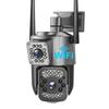 EU CCTV Camera V380 Pro 4K 8MP Wi-Fi 4G SIM Card Outdoor IP Security Camera Bidirectional Call Color Night Vision AI WiFi Camera