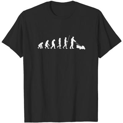 Evolution Lawn Mower Gardener Mowing Unisex T-shirt
