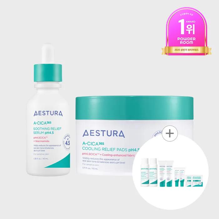Acica 365 Serum 40ml + Acica 365 Pad 60 Sheets Duo