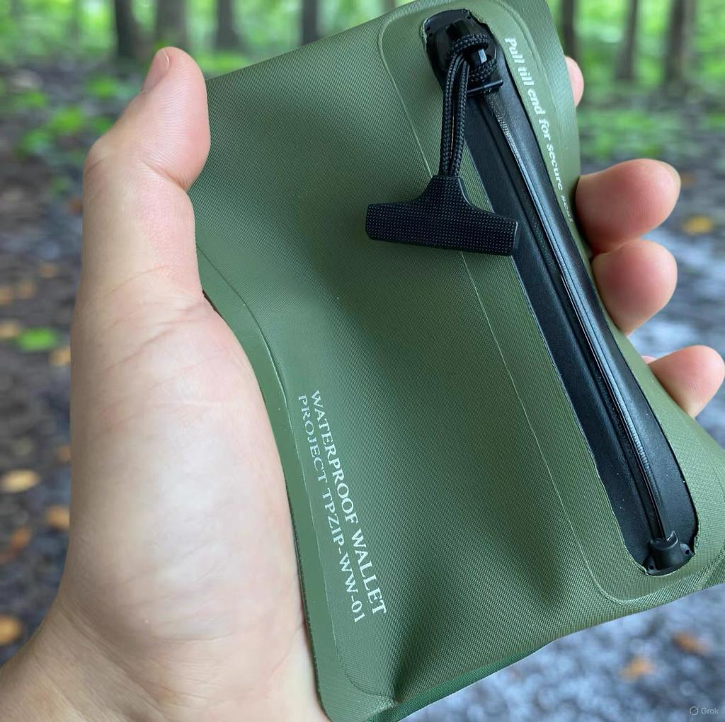 IPX8 Diving Level Professional Waterproof Card Holder High Strength Airtight Zipper Card Key Earphone Coin Purse Small Bag