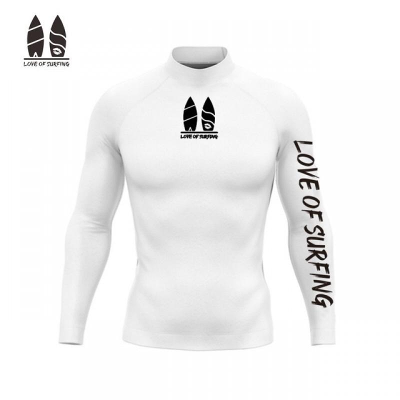 T-shirt Surfing Suit UPF50 Sunscreen Beach Swimsuit Diving Jellyfish Long Sleeve Split Top