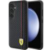 Etui Do Samsung Galaxy S24 Ferrari Carbon Printed Line Czarny