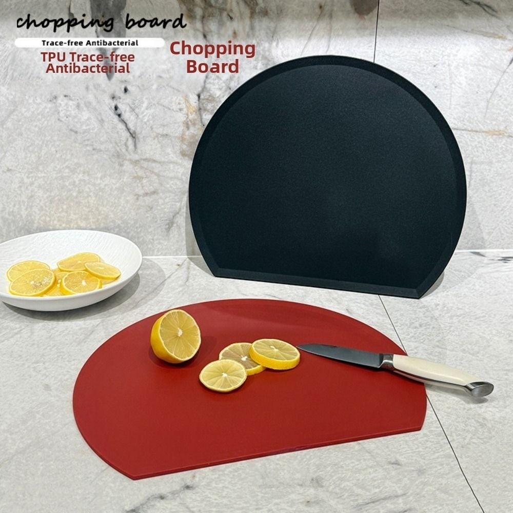 TPU Semi-circular Cutting Board Anti-Bacterial Kitchen Chopping Block  Cooking Preparation