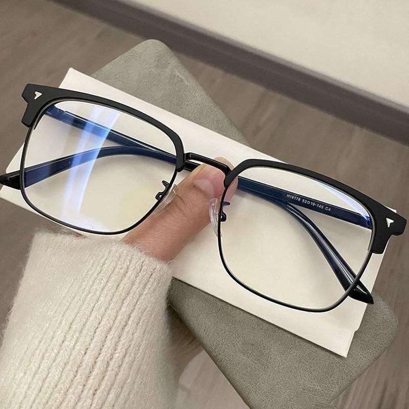 2Pcs Unisex Vintage Anti Radiation Eyeglass For Women Men Anti-Blue And Anti-Fatigue Glasses