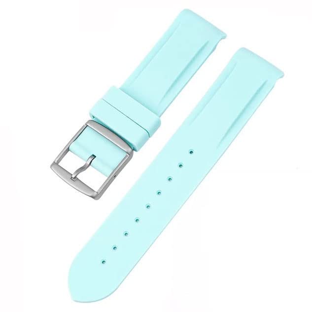 Swatch X Omega Exclusive Rubber Strap with Buckle (Lake Blue)