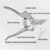 8.5 inch High Carbon Steel 60HRC Hardness Blade Bypass Pruning Shears Household Outils Manuels for Bonsai Garden Tools Scissors