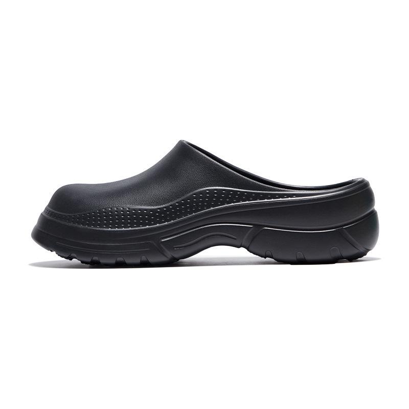Baotou Men s 2024 Summer Non-slip Odor-Proof Closed-Toe Thick Sole Outdoor Chef Sandals. 44