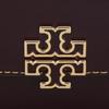 Tory Burch Britten Metal Logo Chain Shoulder Strap Lambskin Shoulder Bag Women Shoulder Bag Deep-Red 141071-611