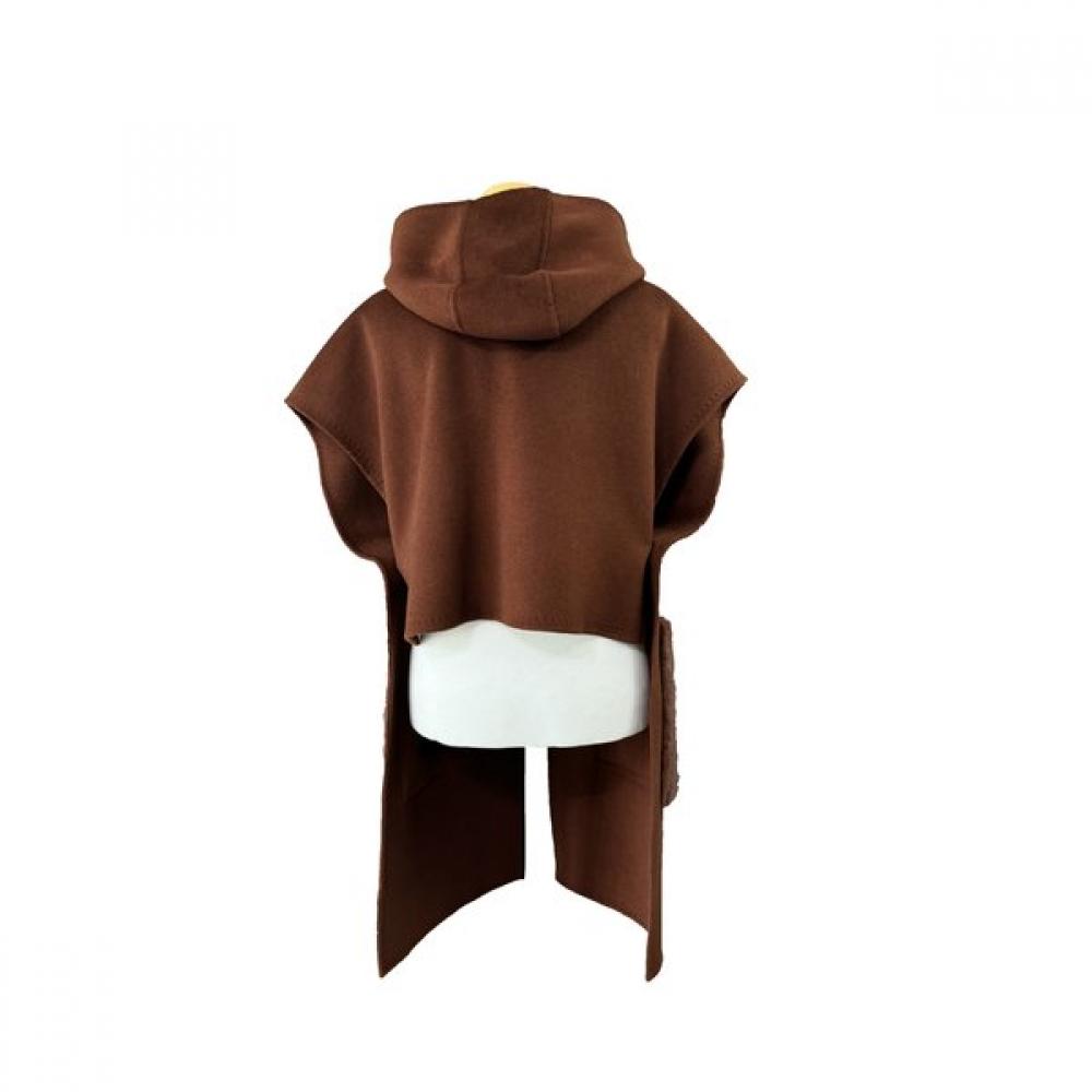 LA VITA JUNKO Pocket Ju Mink Hood Vest Lrwvt005