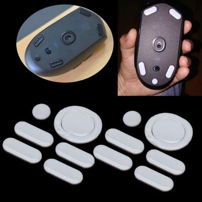 1Set neueste Maus weiße Maus gleitet Kurve Edgevielseitige Mausfüße Maus Skates für G304 G305