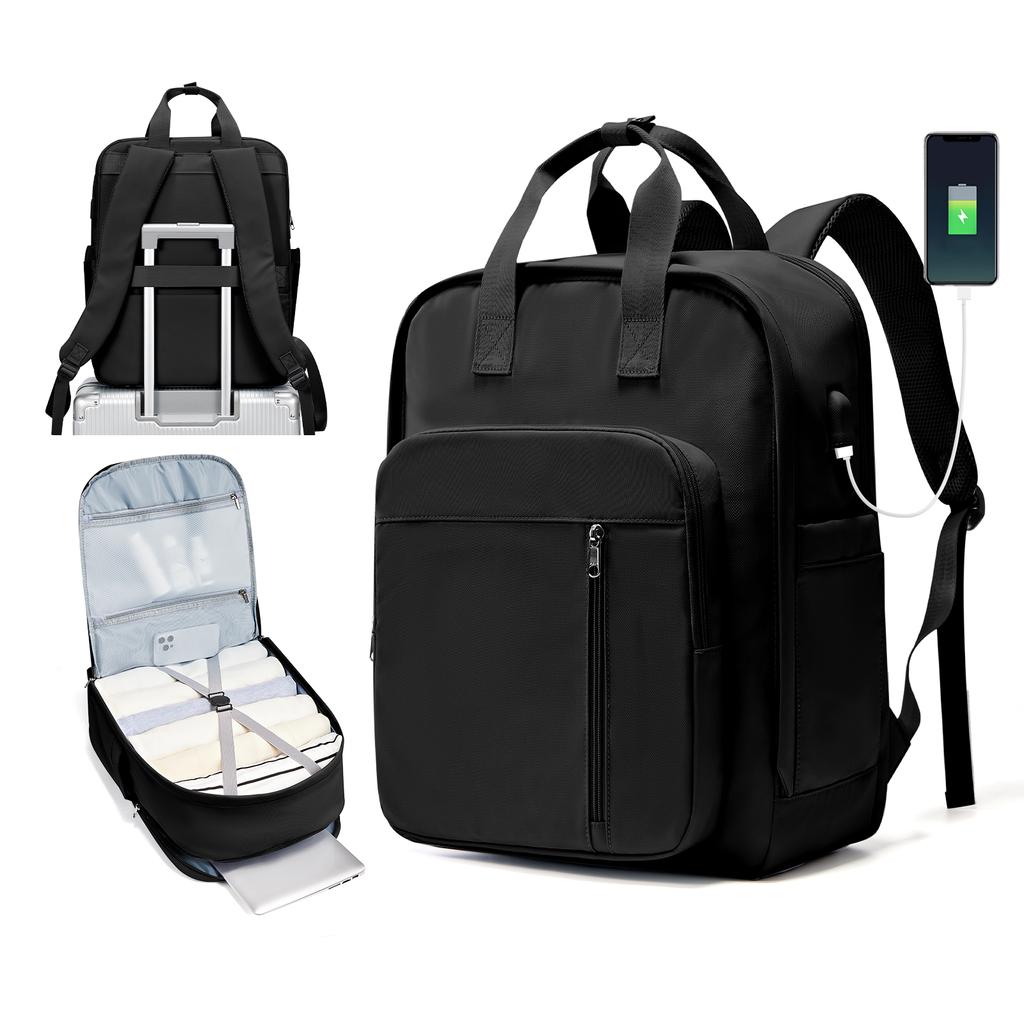 Reiserucksack für Flugzeuge, 40 x 20 x 25, Ryanair Airlines, Tasche für persönliche Gegenstände, 45 x 36 x 20, EasyJet Wizzair, Kofferrucksack, Damen und Herren