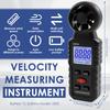 Handheld Wind Gauge Digital Anemometer with LCD Backlight Wind Speed Air Velocity Measuring Portable for Sailing