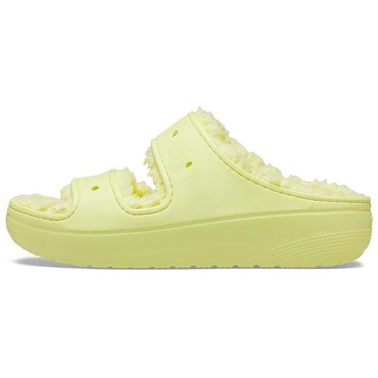 Crocs Classic Fuzzy Slippers Unisex Slippers Yellow 207446-75U