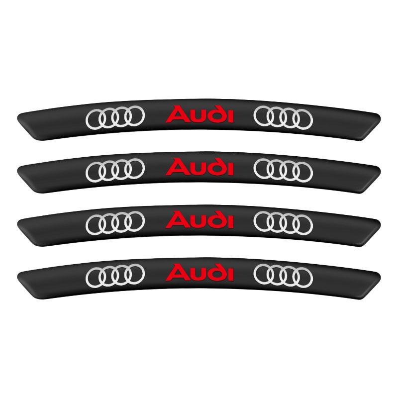 

4Pcs Aluminum Car Wheel Hub Badge Sticker Tire Rim Decor Decal For Audi C5 C6 C7 A4 B6 B8 B7 A6 A3 A5 Q3 Q5 Q7 8P S3 S5 S1 S4 S2 RS3 RS4 RS5 RS6 RS8 audi black