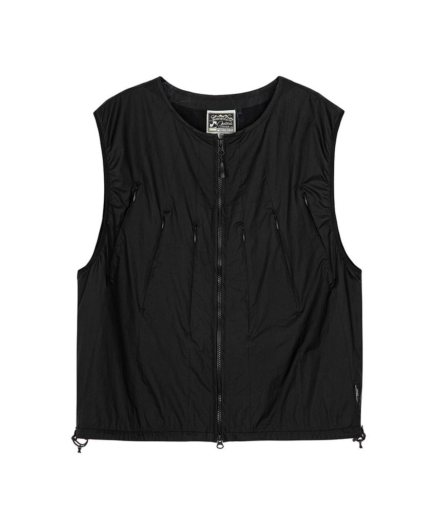 Somewhere Outside Hiking Company Ventilation Zip Vest_Black