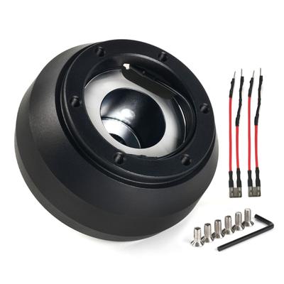 Auto Accessory Steering Wheel Hub Adapter 6 Hole Hub Adapter Kit Short Hub Adapter Quick Release