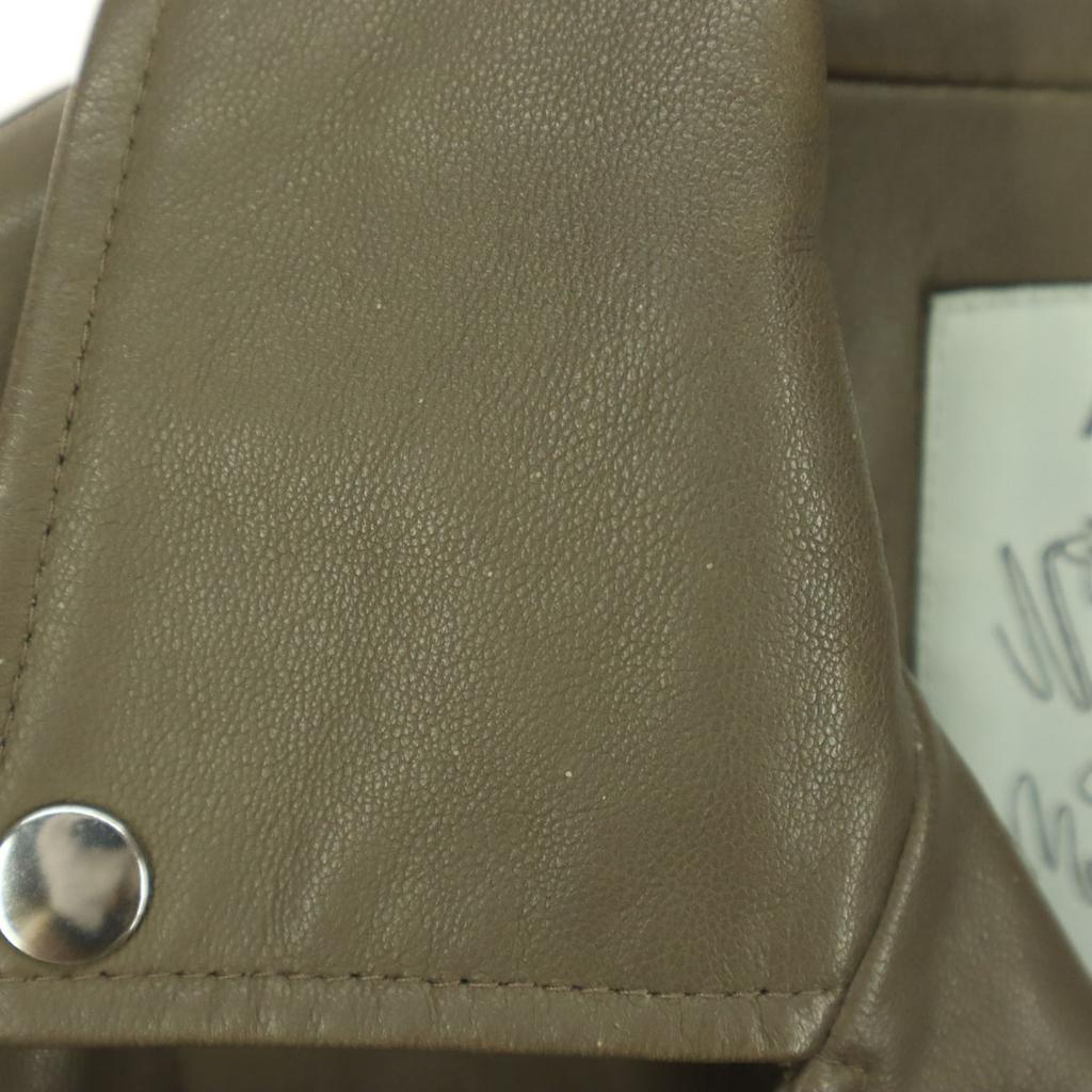 NEMIKA by Lellian Long sleeve leather Double riders jacket Sheep leather Women Used