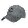 C Denim Baseballkappe Mode Logo Paar Lässig Trucker-Hut Sommer Klassisch Fitnessstudio Lässig Baseballkappen