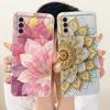 For Tecno Spark 8 Pro Case Spark 8T KG6p Luxury Flower Candy Painted Cover Soft Silicone Case For Tecno Spark 8P Spark8 Pro Bags