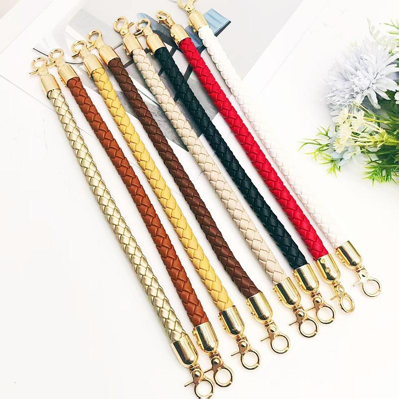 Schicker 30cm geflochtener PU-Lederriemen für anpassbare DIY-Taschenhenkel-Lösungen