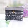 Nine-Color Multi-Layer Cotton Flower Coin Purse - Women's Fashionable 4-Layer Bag